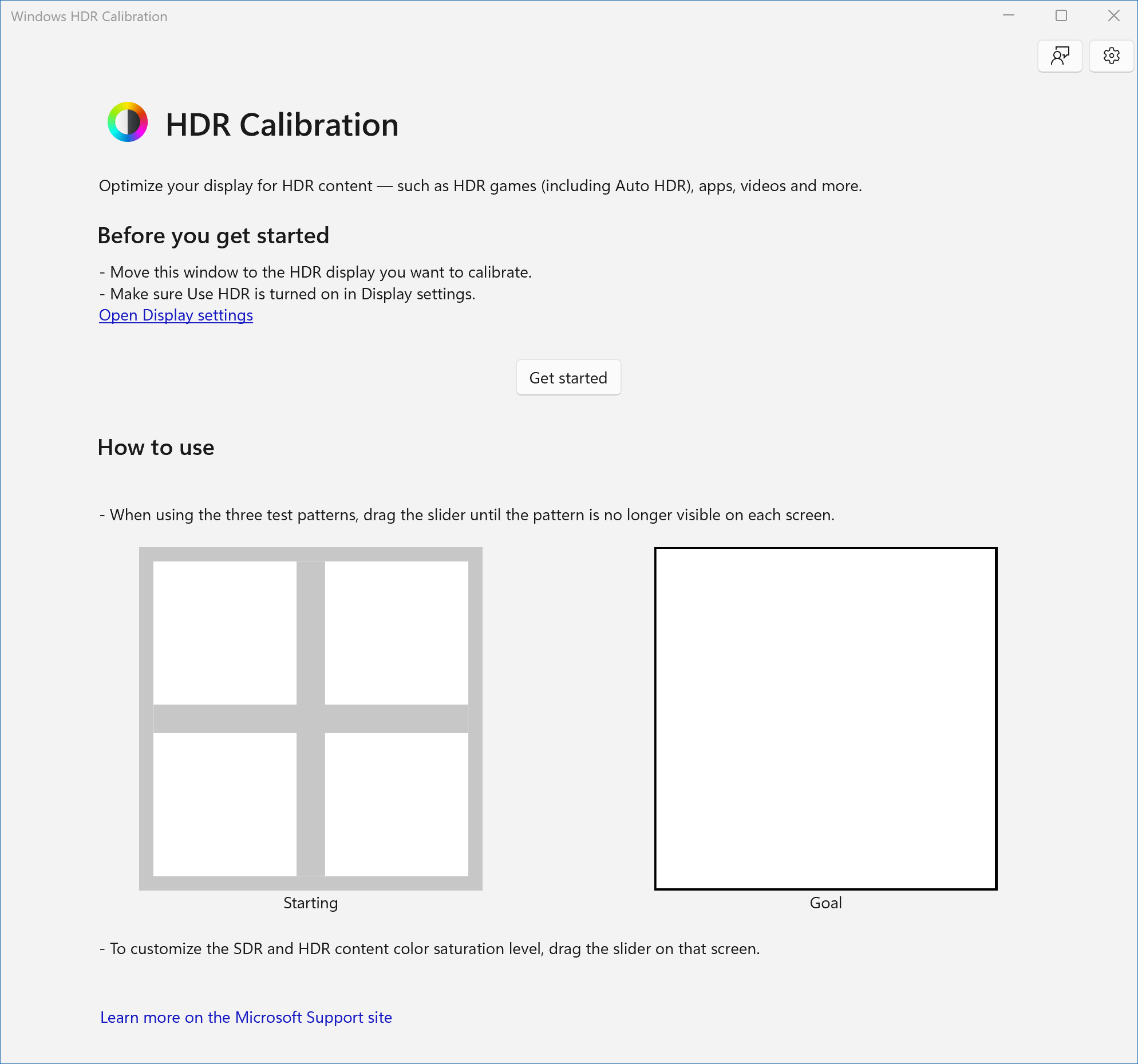 Windows HDR Calibration для Windows