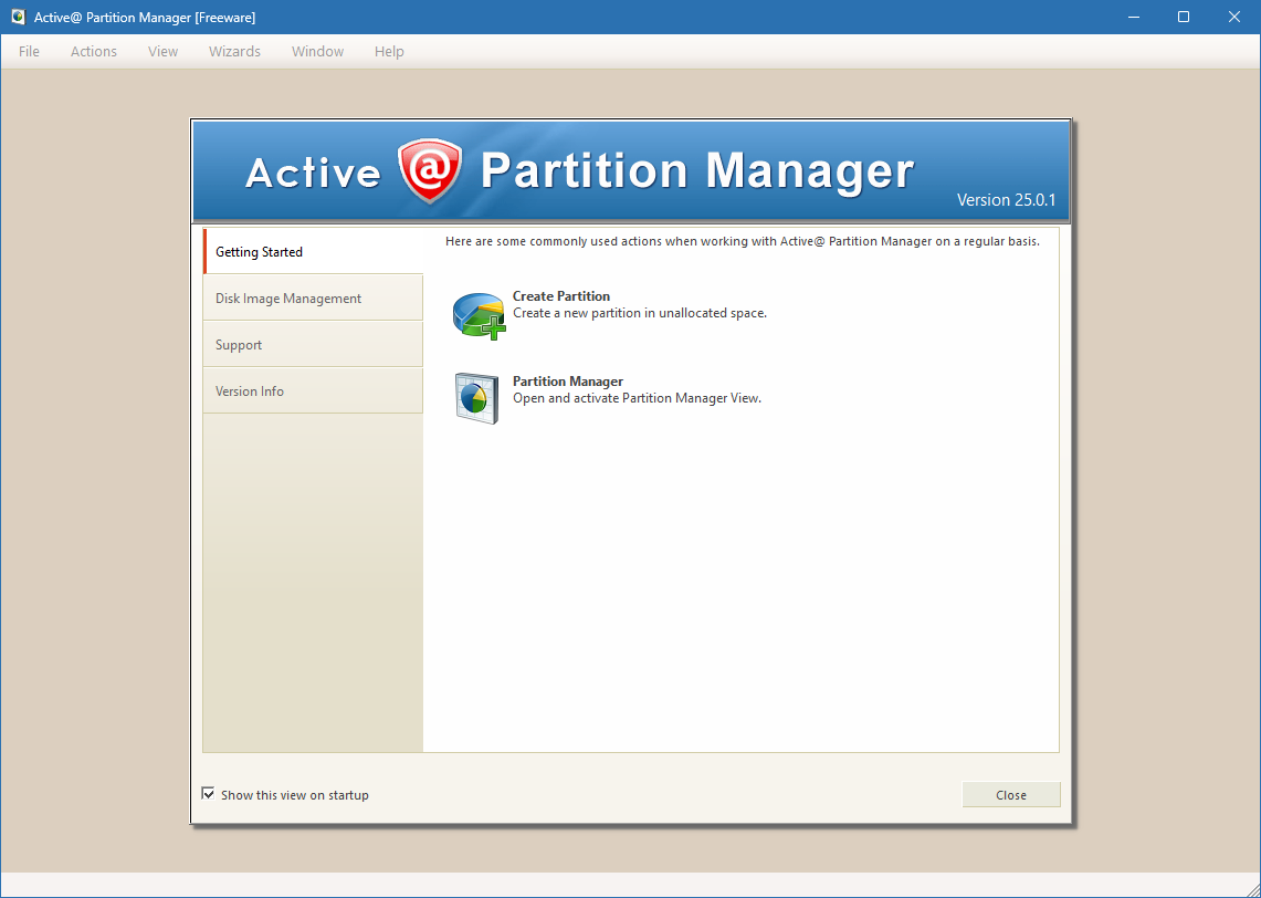 Active Partition Manager для Windows