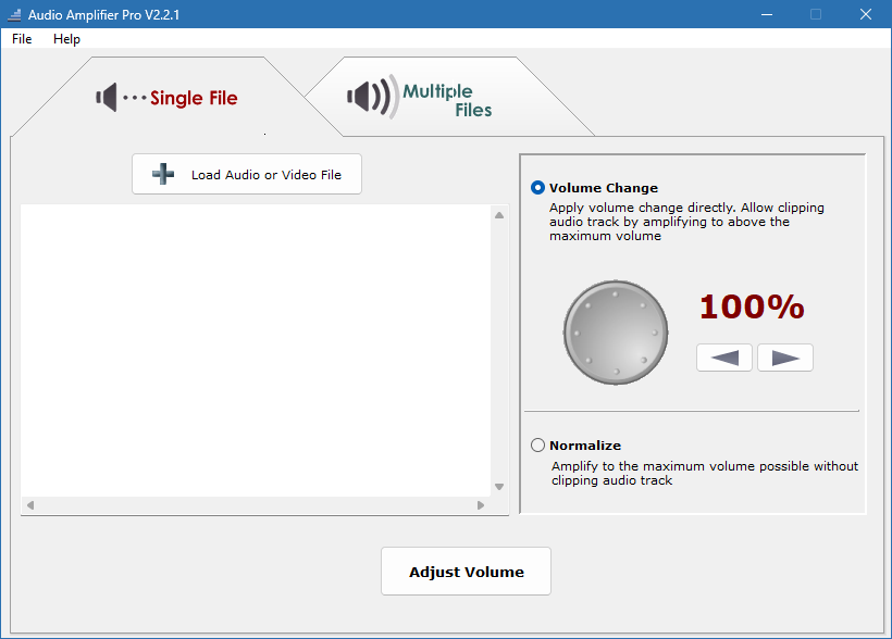 Audio Amplifier для Windows