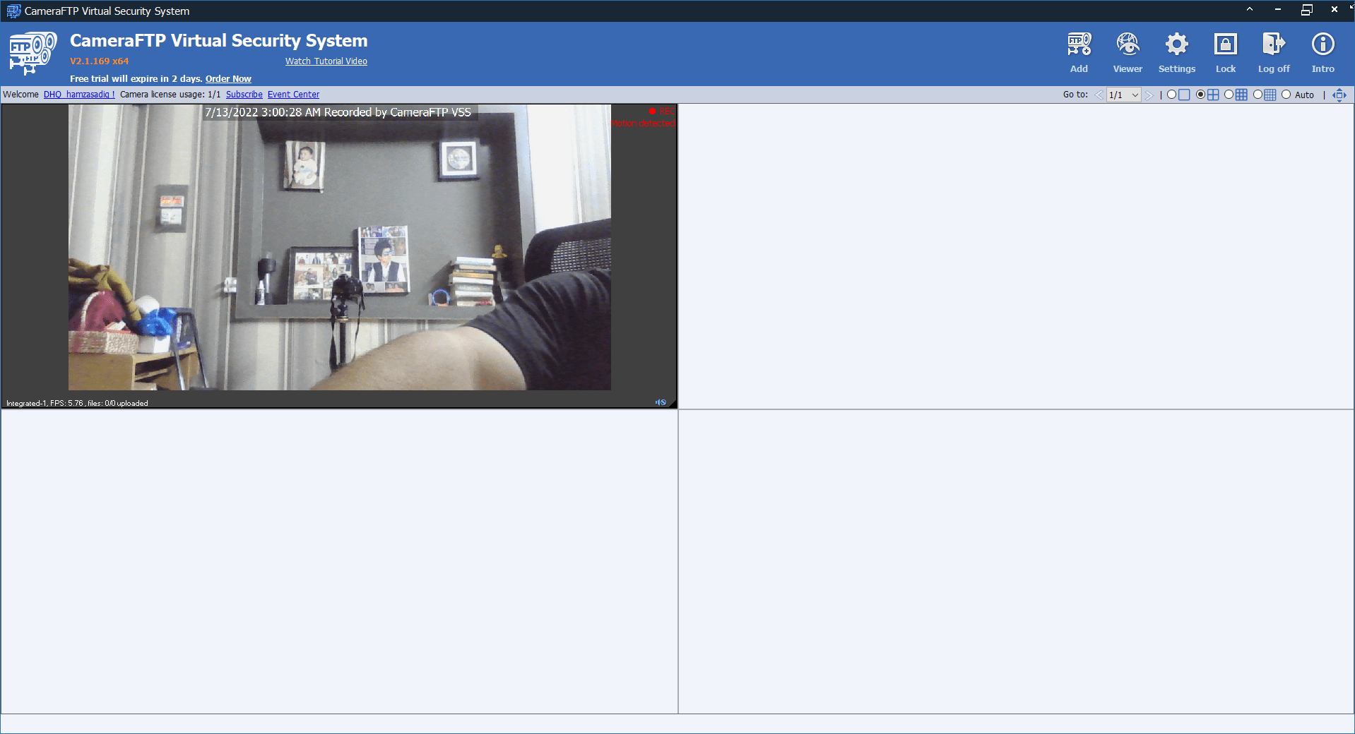 CameraFTP Virtual Security System для Windows
