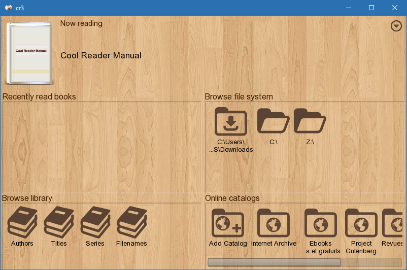 Cool Reader для Windows