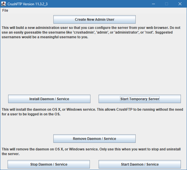 CrushFTP для Windows