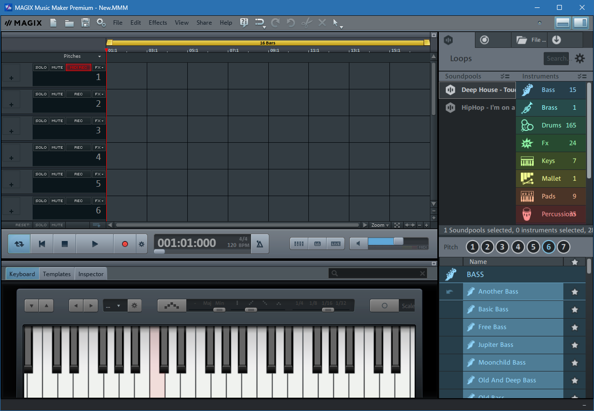 MAGIX Music Maker для Windows