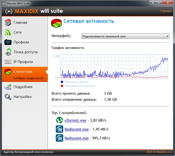 Maxidix Wifi Suite для Windows