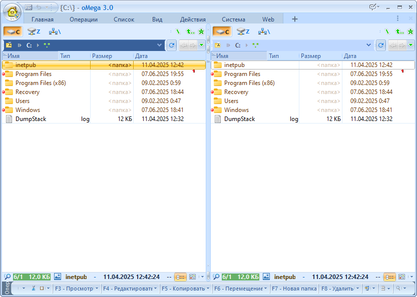 Omegа Commander для Windows