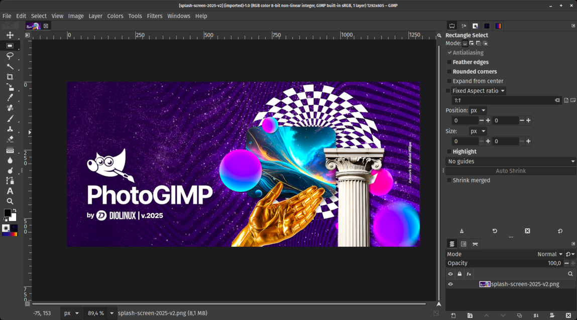 PhotoGIMP для Windows