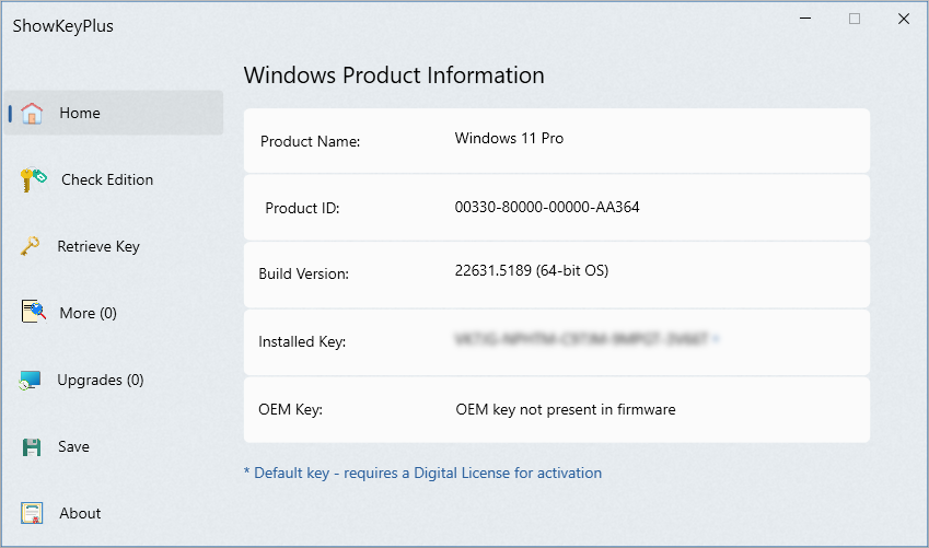 ShowKeyPlus для Windows скачать