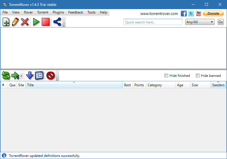 TorrentRover для Windows