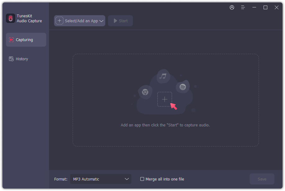 TunesKit Audio Capture для Windows