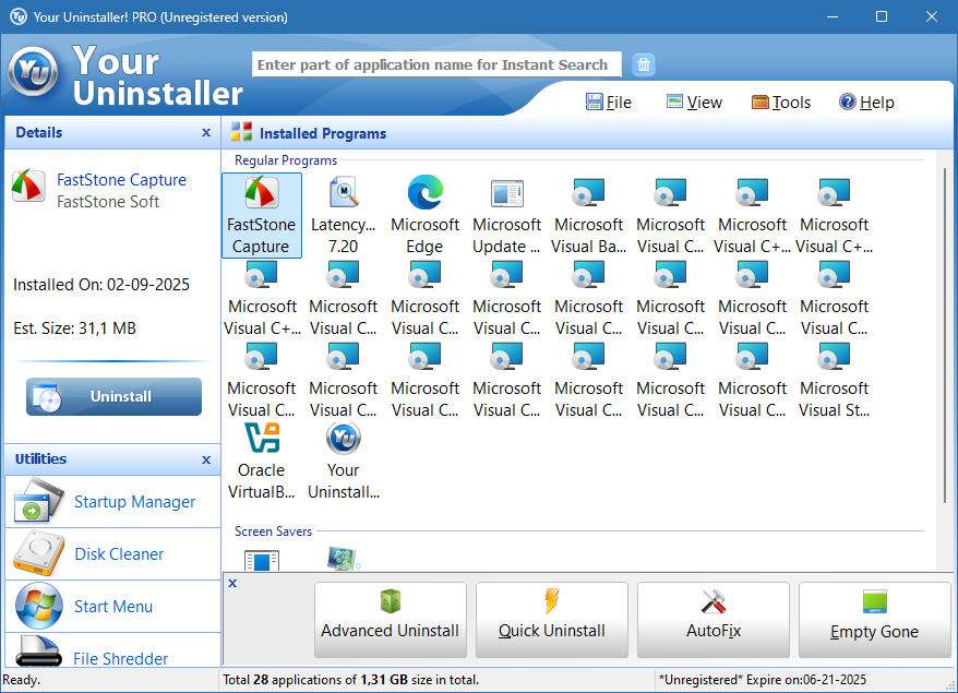 Your Uninstaller для Windows