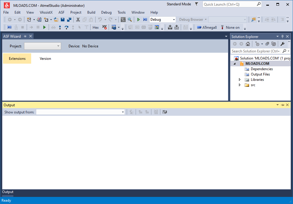 Atmel Studio для Windows