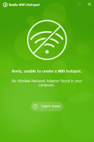 Baidu WiFi Hotspot для Windows