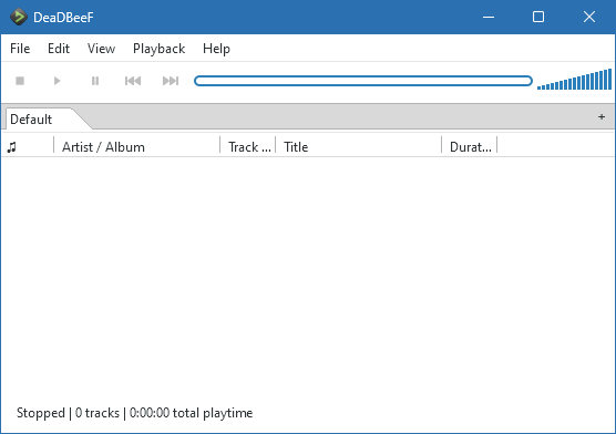 DeaDBeeF для Windows
