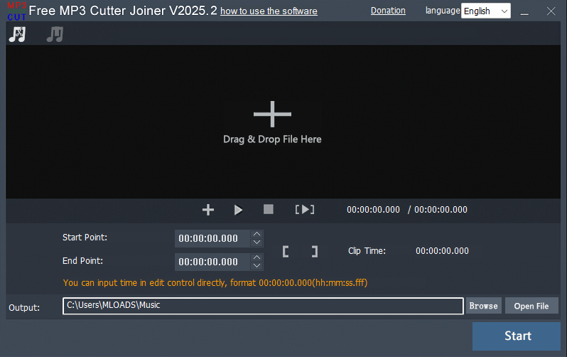 Free MP3 Cutter Joiner для Windows