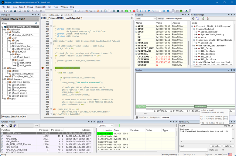 IAR Embedded Workbench for ARM с ключом