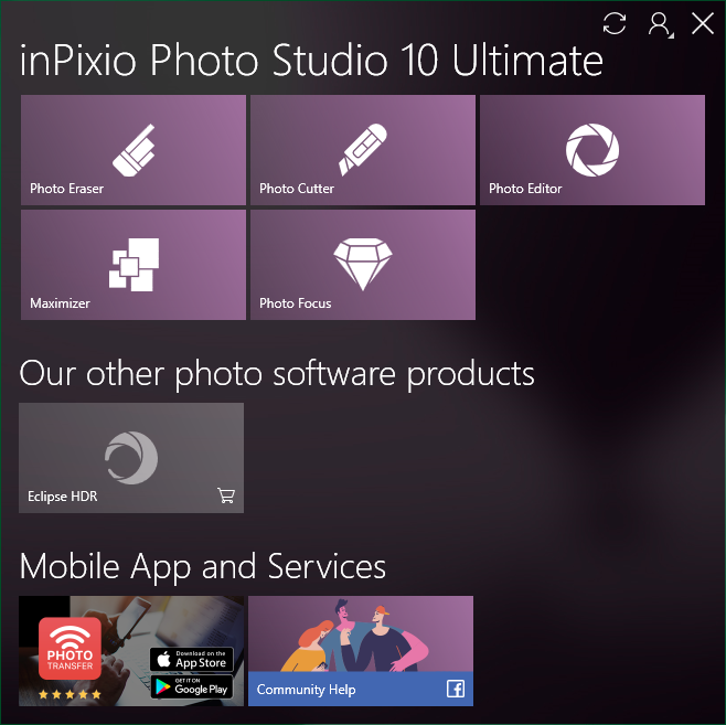 InPixio Photo Studio на русском