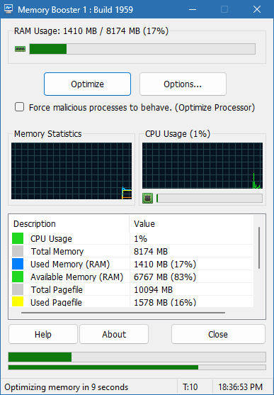 Memory Booster для Windows