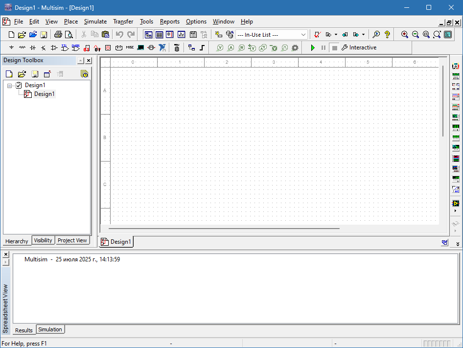 Multisim для Windows
