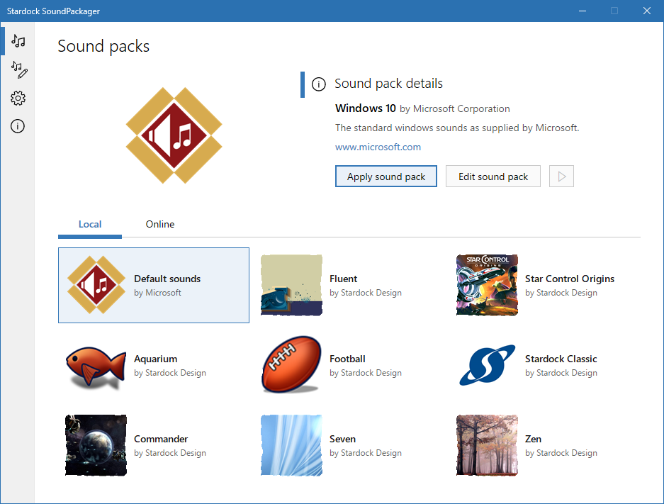 Stardock SoundPackager на русском