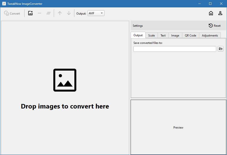 TweakNow ImageConverter для Windows