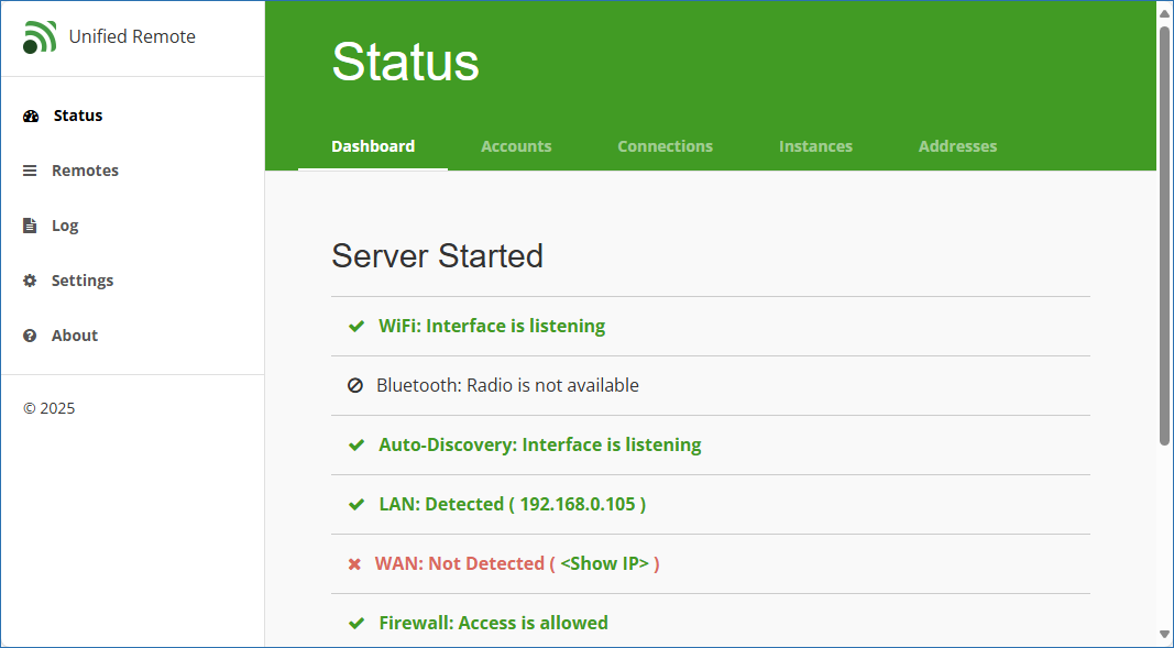 Unified Remote для Windows