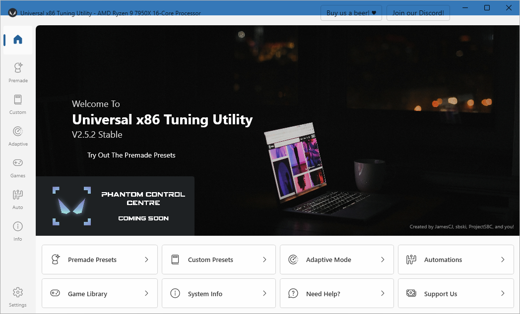 AMD APU Tuning Utility для Windows