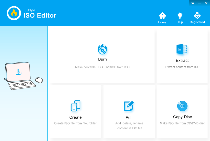 UUbyte ISO Editor для Windows