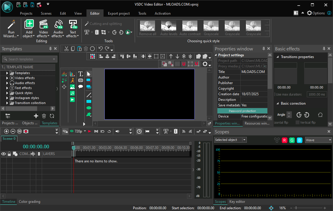 VSDC Video Editor Pro crack скачать