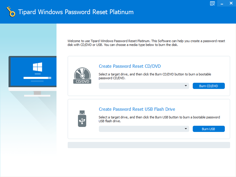Tipard Windows Password Reset для Windows
