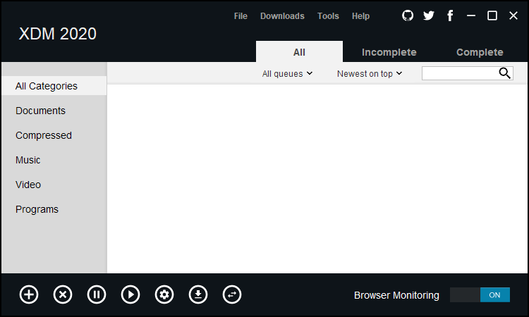 Xtreme Download Manager (XDM) для Windows скачать
