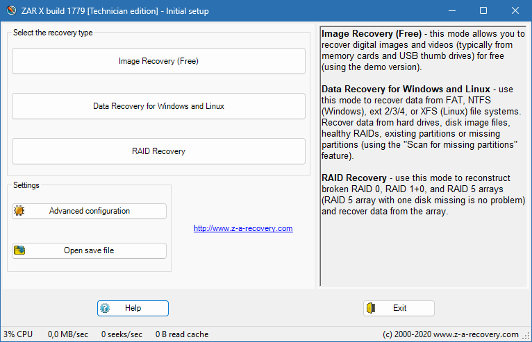 Zero Assumption Recovery для Windows