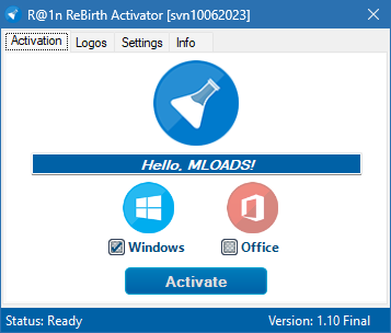 R@1n ReBirth Activator для Windows