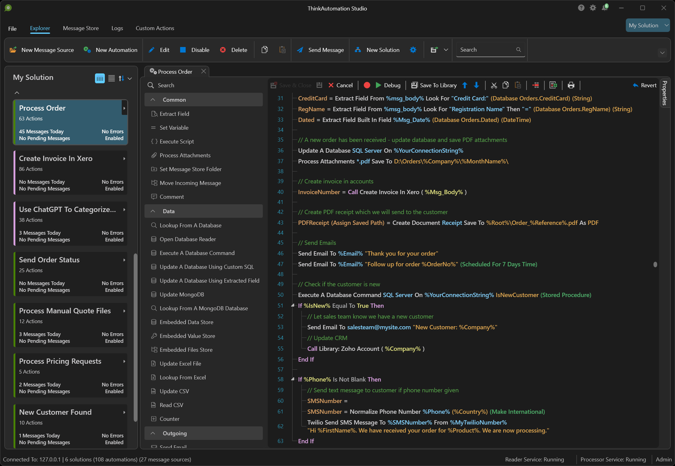 ThinkAutomation Studio crack и ключ