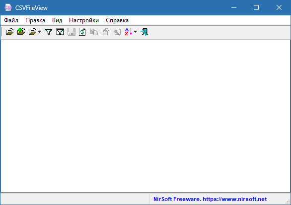 CSVFileView на русском