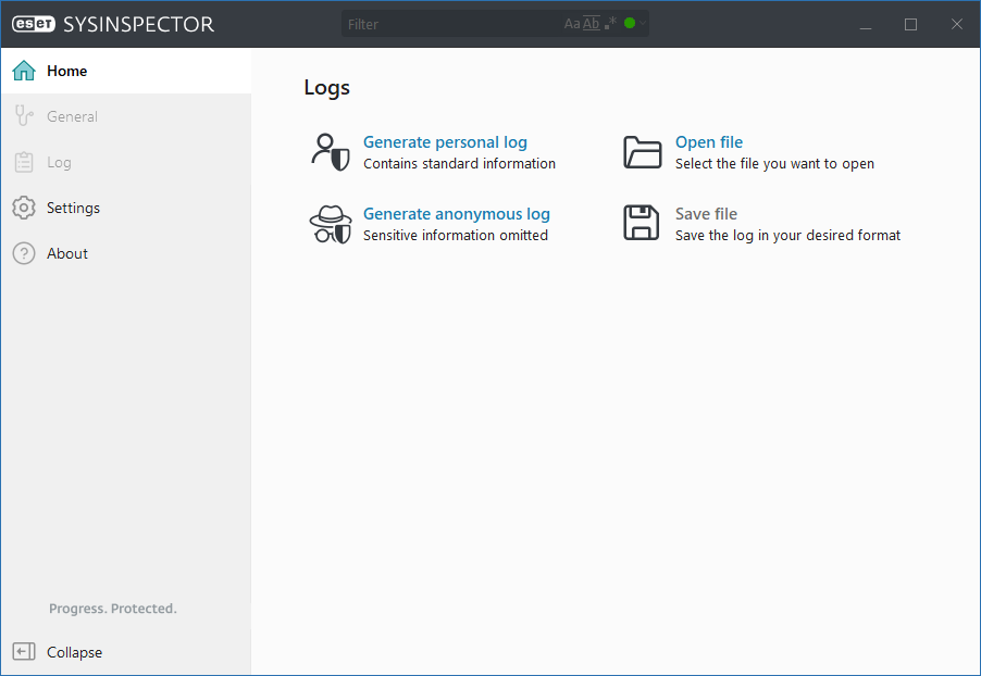 ESET SysInspector для Windows
