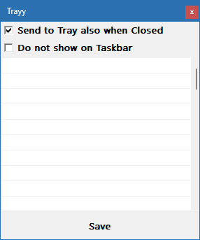 Trayy для Windows