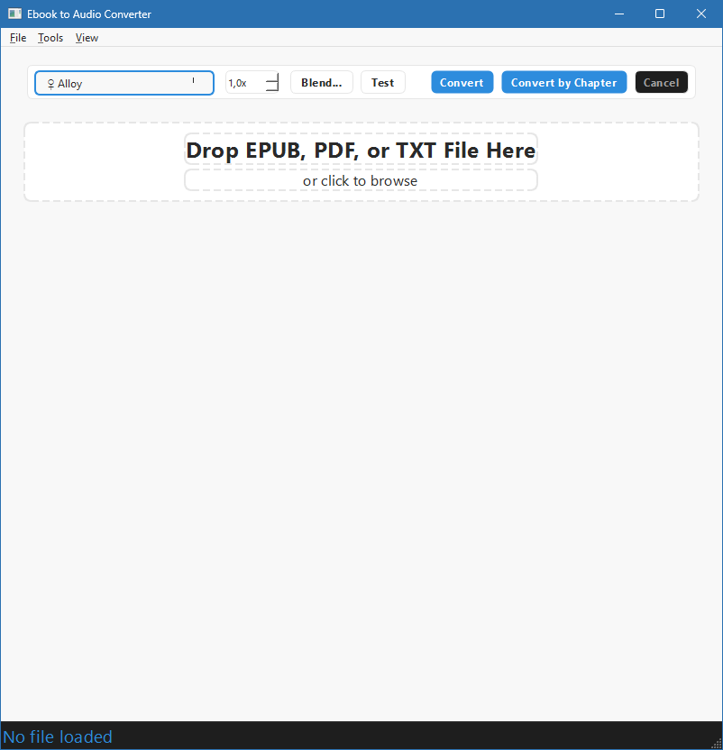 AI Ebook to Audio Converter для Windows