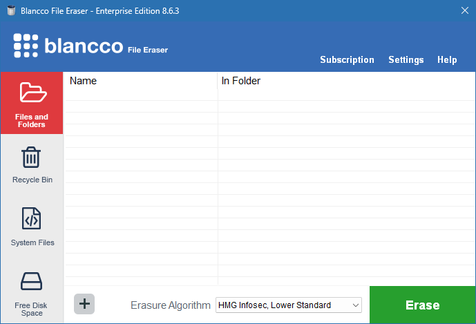 Blancco File Eraser для Windows