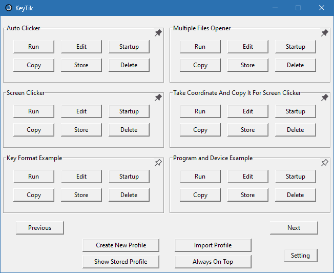KeyTik для Windows