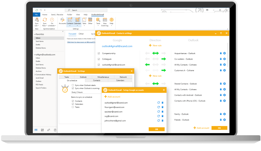Outlook4Gmail с ключом и кряком