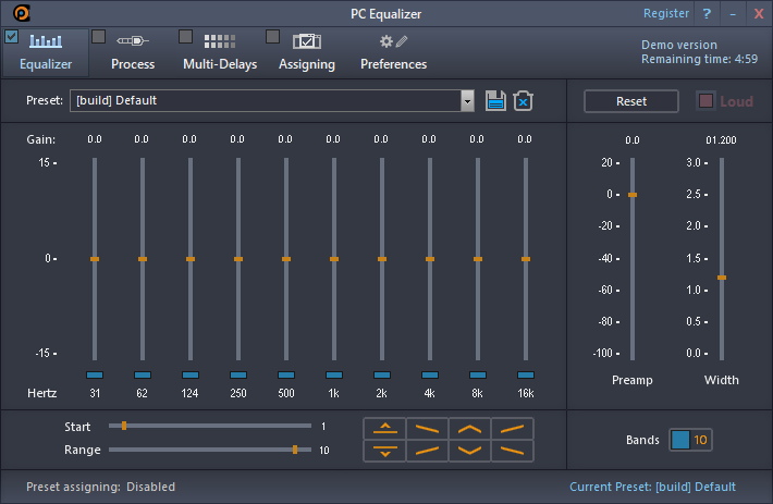 PC Equalizer для Windows