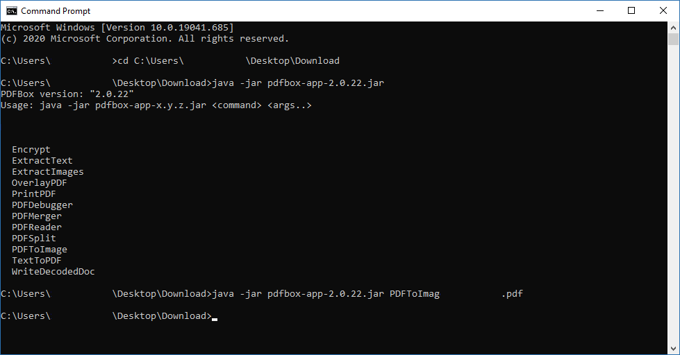 PDFBox для Windows