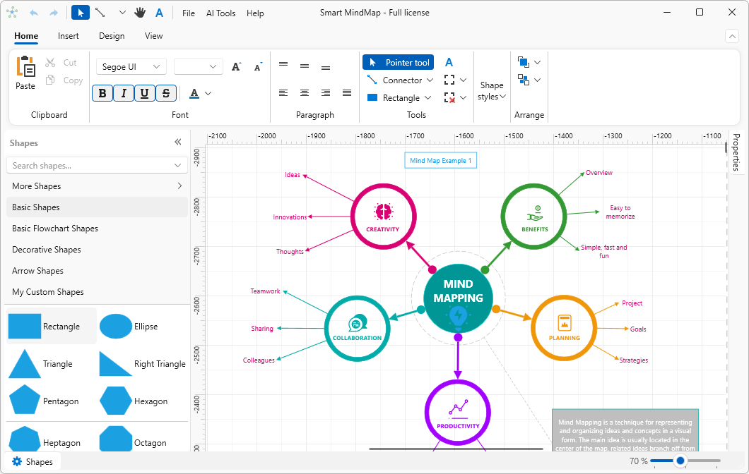 Smart MindMap с ключом