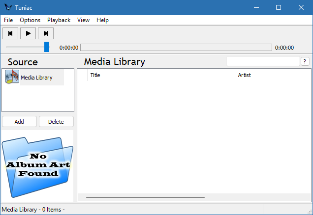 Tuniac для Windows