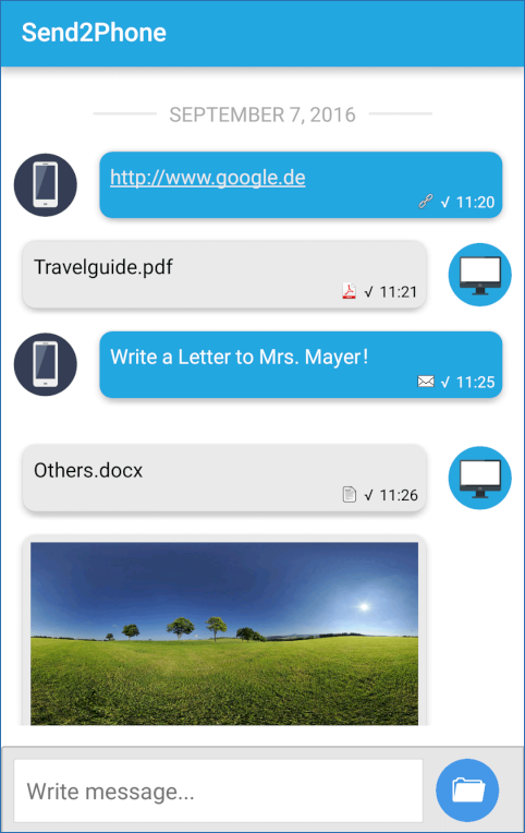 Abelssoft Send2Phone для Windows