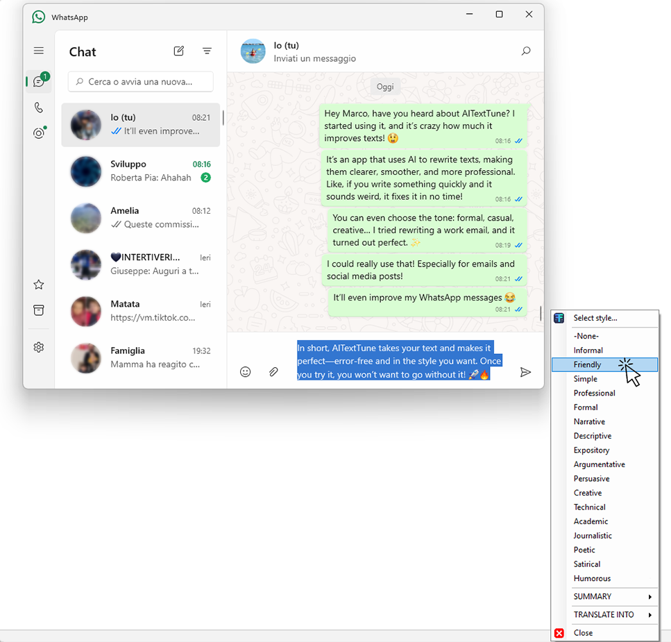 AITextTune для Windows