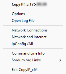 Copy Public IP для Windows