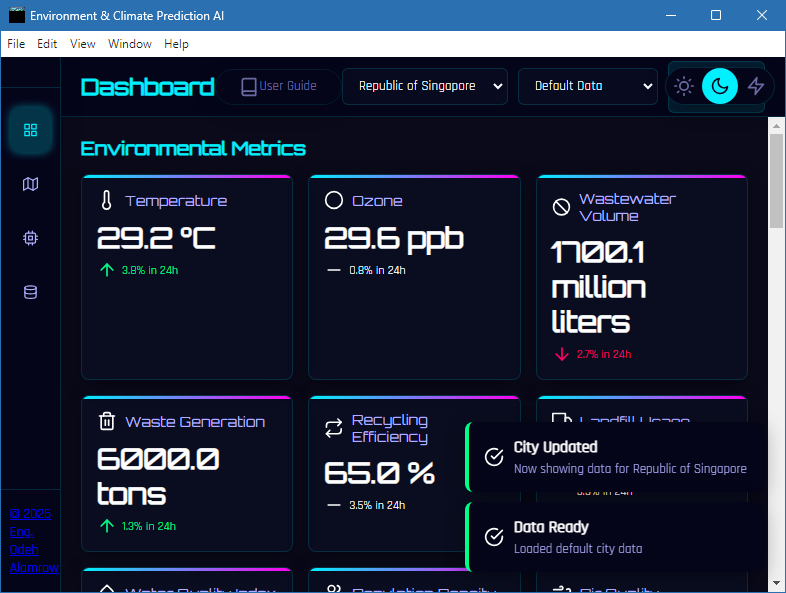 Environment & Climate Prediction AI для Windows