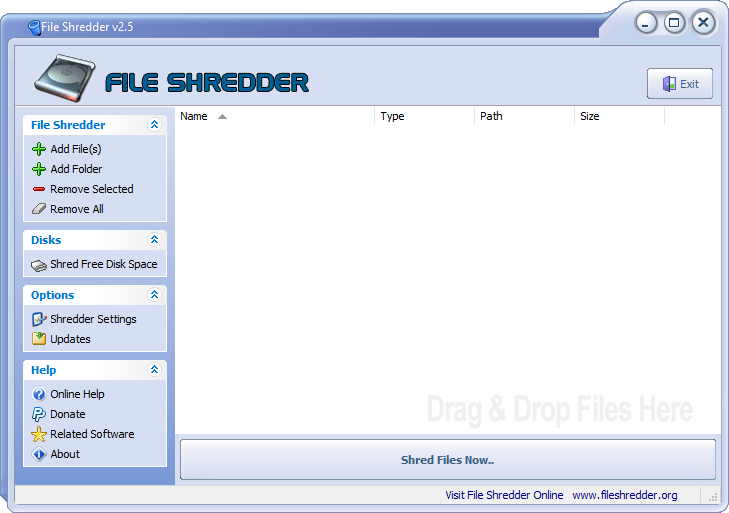 File Shredder для Windows
