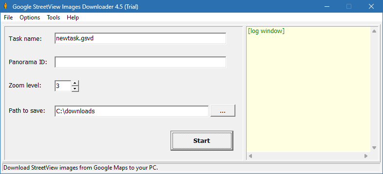 Google StreetView Images Downloader с ключом